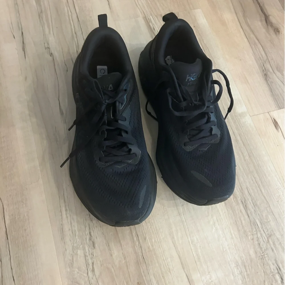 Hoka One One Black Performance Sneakers - Picture 8 of 12